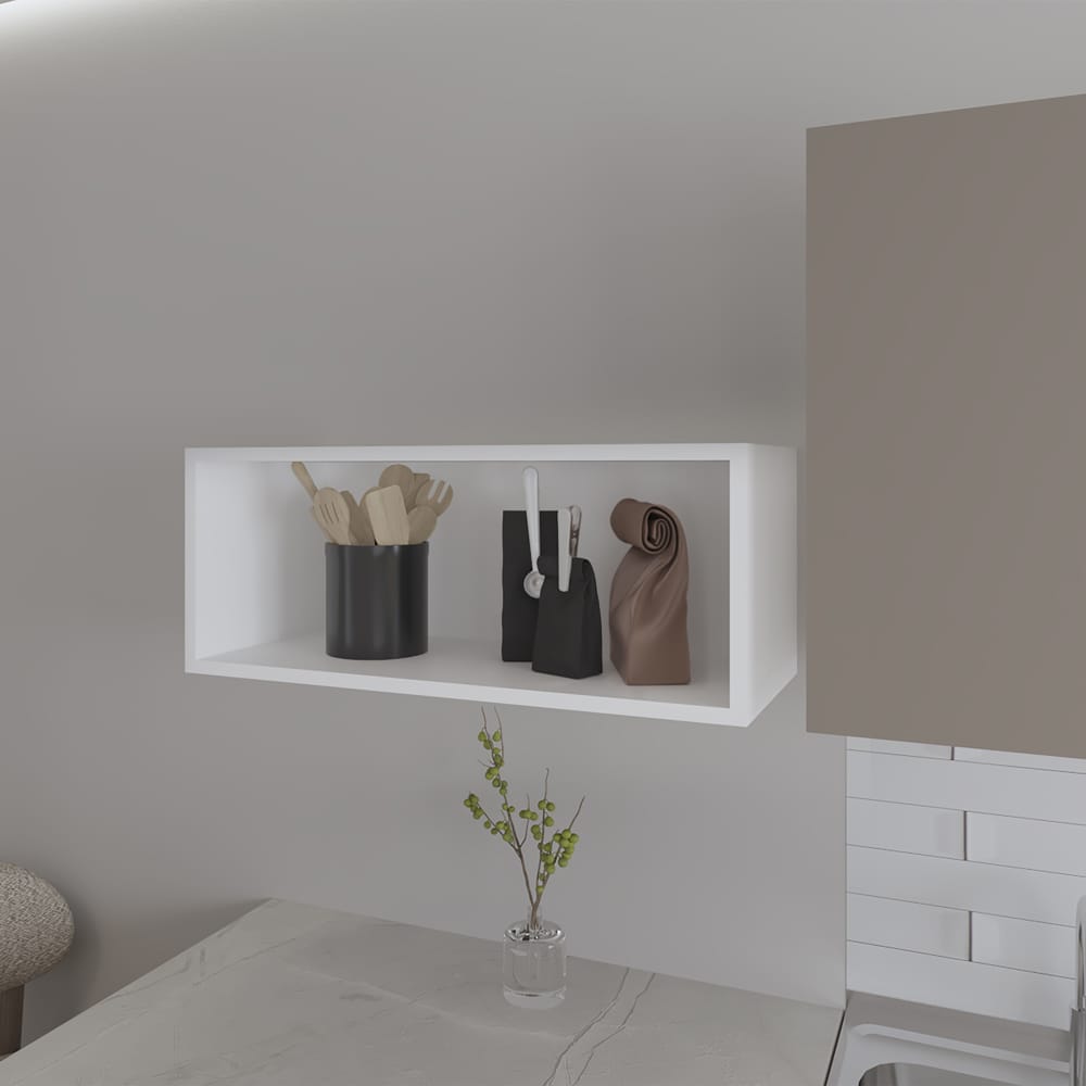 Wall Cabinet Axtell - White Kitchen Storage