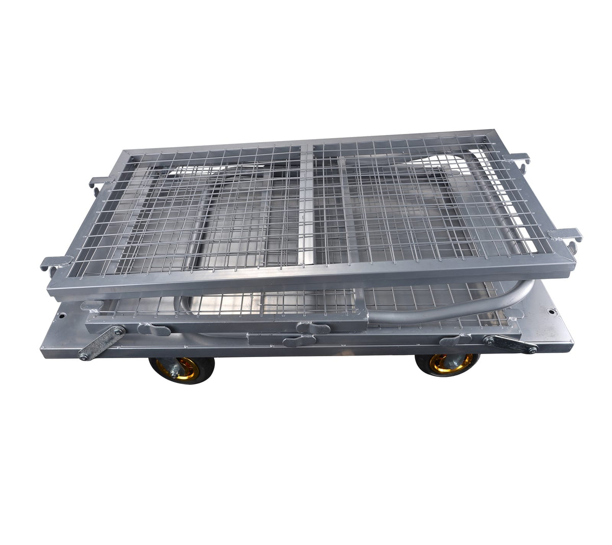 6-in-1 Platform Truck with Cage - Heavy Duty Dolly, 1800 lbs Capacity
