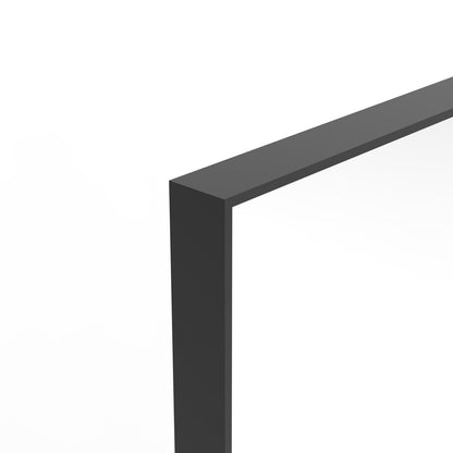 67" Full Length Mirror - Black Metal Frame
