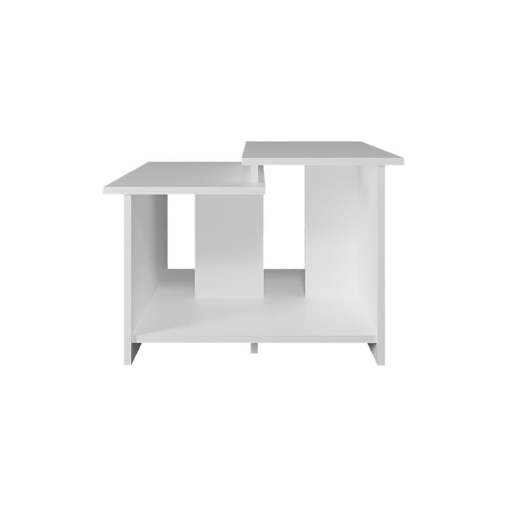 Sedalia Coffe Table - White Engineered Wood, Living Room Storage