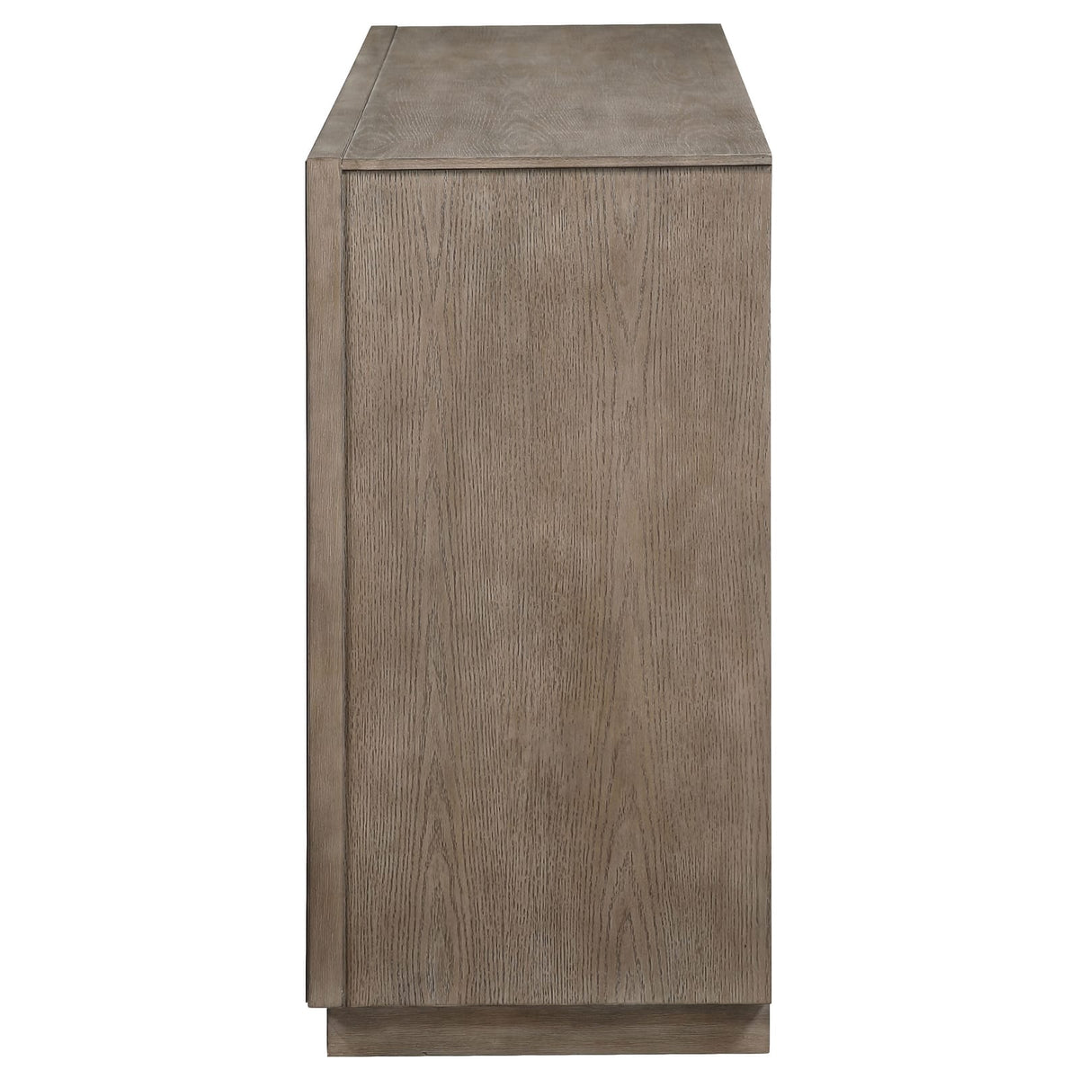 Taupe Oak 8-Drawer Dresser - Bedroom Furniture