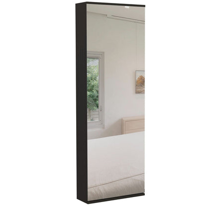 Wall Shoe Rack 54" H, Black - Storage Cabinet
