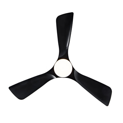 42 Inch Black Ceiling Fan with LED Light - Remote Control