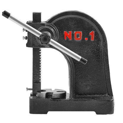 1 Ton Cast Iron Arbor Press - Manual Desktop Press