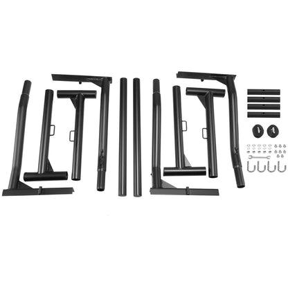 800 lb Truck Bed Rack - Steel Ladder Rack 46-71 Inch