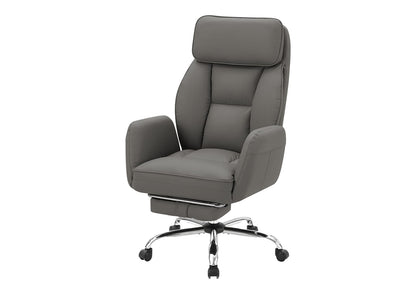Dark Gray Ergonomic Office Chair with Adjustable Features
