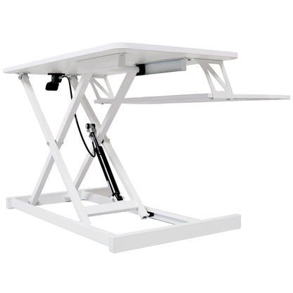 Adjustable Standing Desk Converter with Keyboard Tray for Workspace
