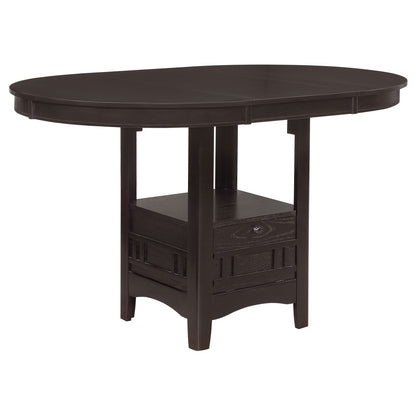Espresso 4 Person Dining Table with Extension