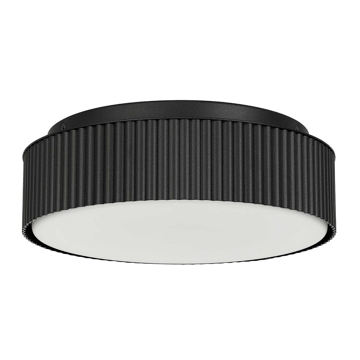 Black LED Flush Mount Ceiling Light - 9 Inch