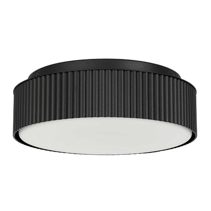 Black LED Flush Mount Ceiling Light - 9 Inch