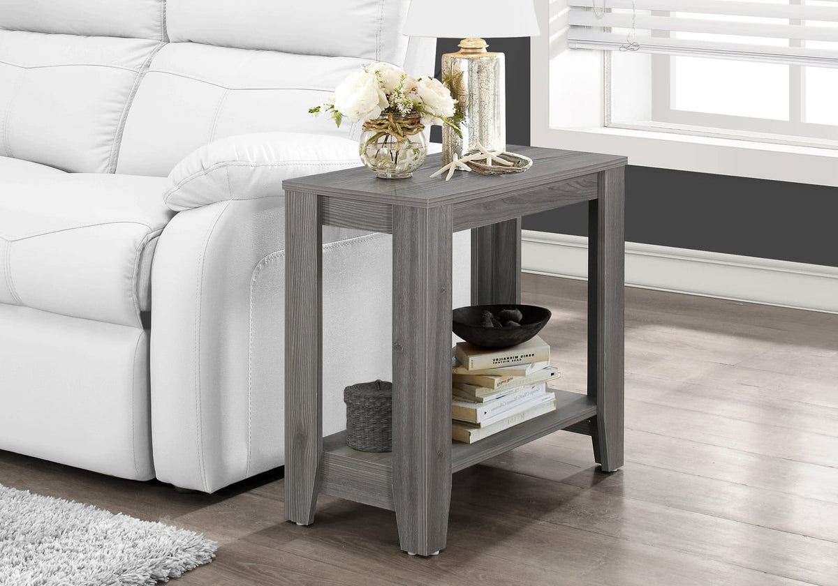 Grey Accent Table - 23.75" Rectangular Side Table