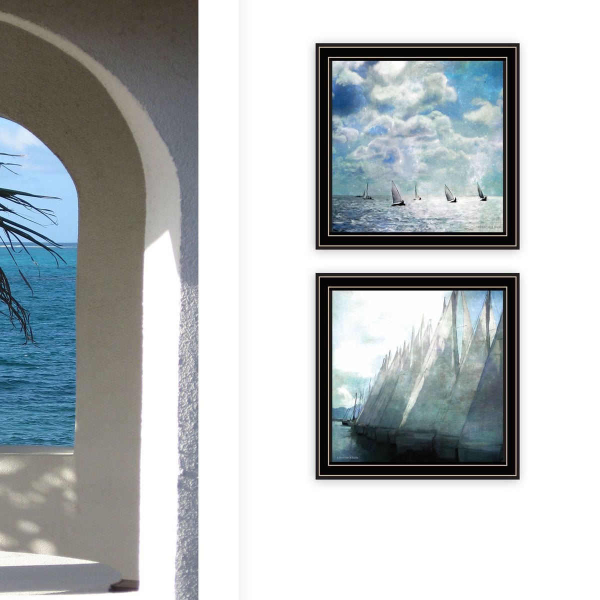 Trendy Multicolor Framed Wall Art - Living Room Decor