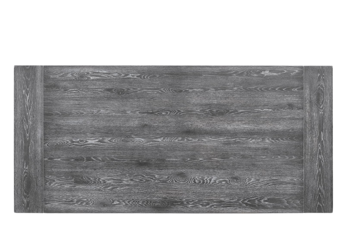 Gray Dining Table Set 7 Pieces - Modern Style