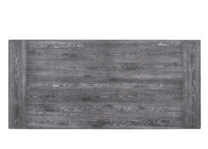 Gray Dining Table Set 7 Pieces - Modern Style
