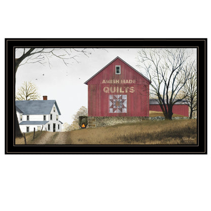 Ready to Hang Framed Print - Black Frame Barn Quilt