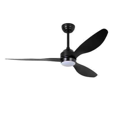 52 Inch Black Iron Ceiling Fan with Lights