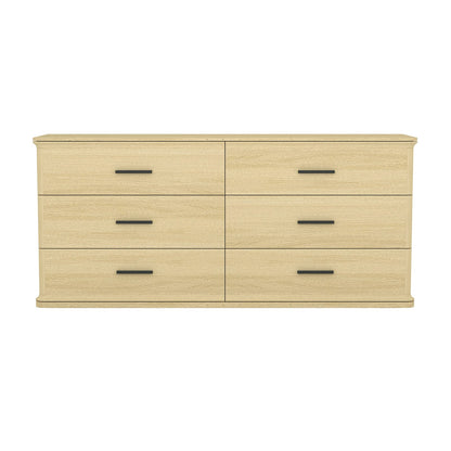 Dresser in Natural Oak - 60" Dresser with Six Drawers