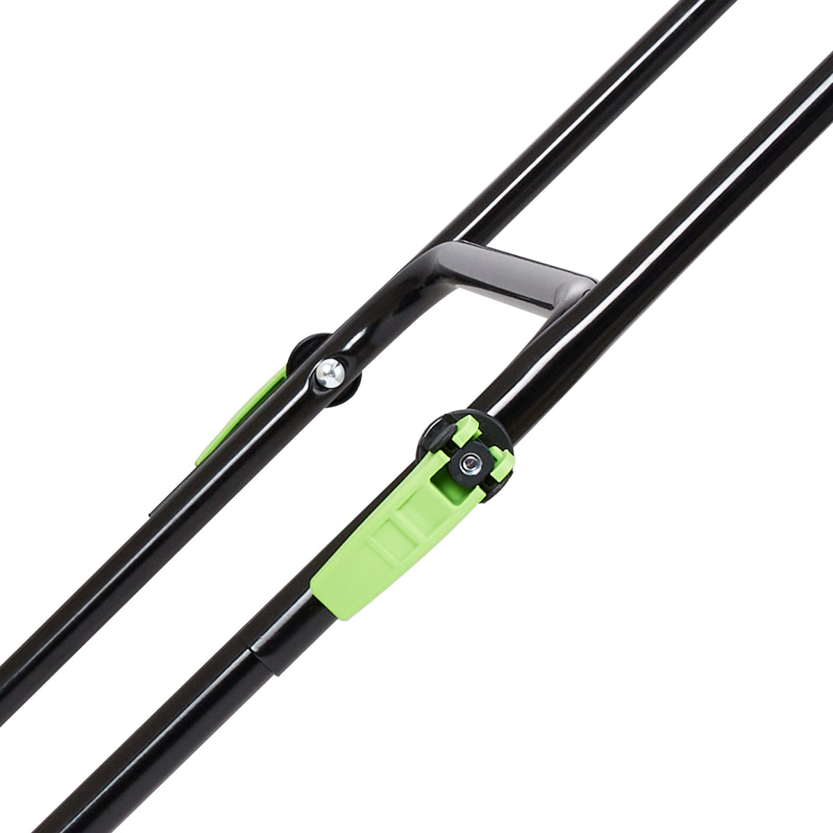 Gray Carbon Steel Hand Push Sweeper - 25.6" Floor Sweeper