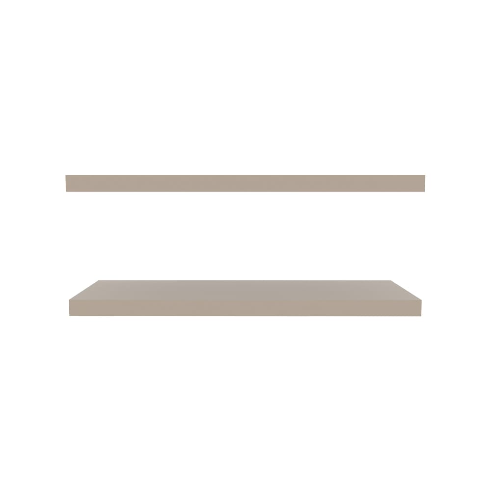 Floating Shelves Taupe - Display & Storage, 2-Piece Set
