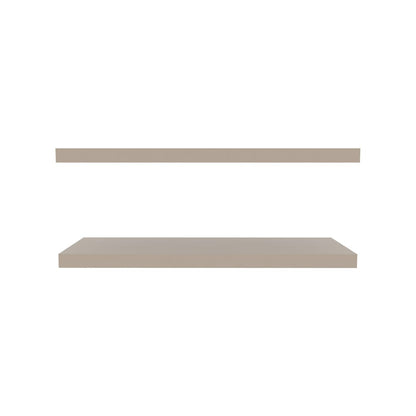 Floating Shelves Taupe - Display & Storage, 2-Piece Set