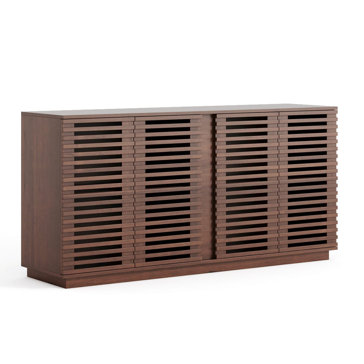 Oak Sideboard Buffet with Shelves - Dining Room Storage