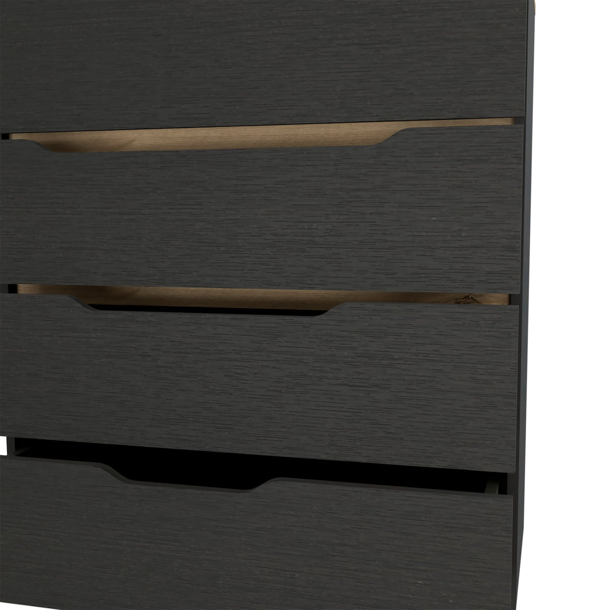 Multicolor 35" Drawer Dresser - Four Drawers for Bedroom