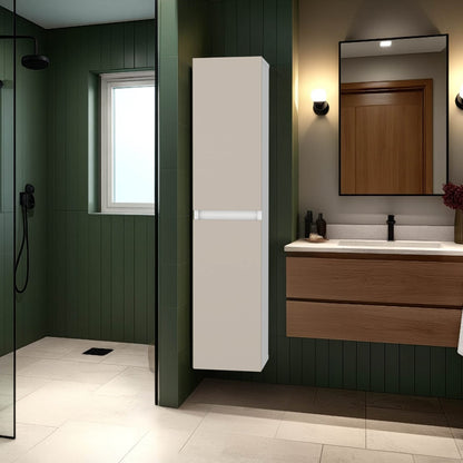 Multicolor Two-Door Wall Cabinet - Vertical Storage for Dining Room