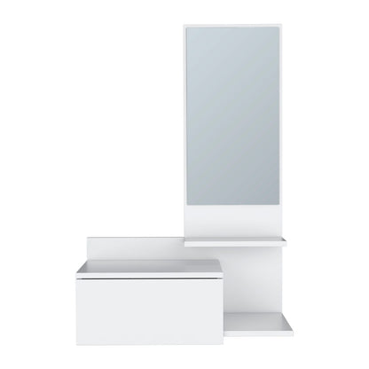 White Wall Mounted Cabinet - 13.7 x 23.6 x 36.2", Storage Unit