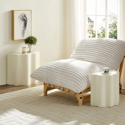 Beige Fiberglass Coffee Tables - 2 Piece Set for Living Room