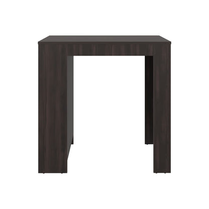 Beige Kitchen Island with Shelves - 36" Dining Cart for Dining Room