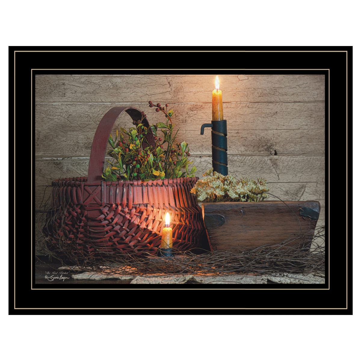 Trendy Framed Wall Art - Multicolor Paper Print for Living Room & Bedroom
