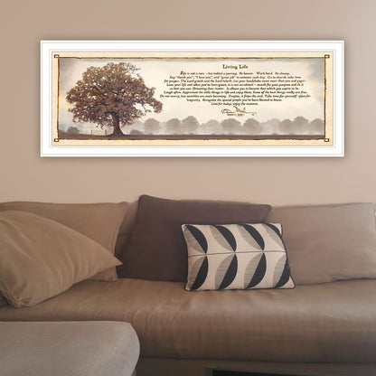 White Framed Bonnie Mohr Print Wall Art