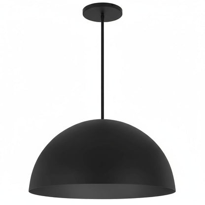 24 inch Black Steel LED Pendant for Dining Room Lighting