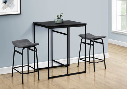 32" Counter Height Dining Table - Black MDF for Dining Room