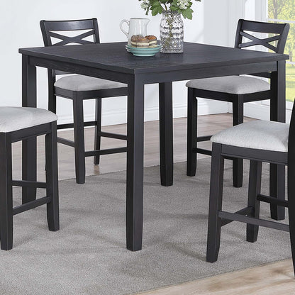 Charcoal Dining Table Set - Seats 4