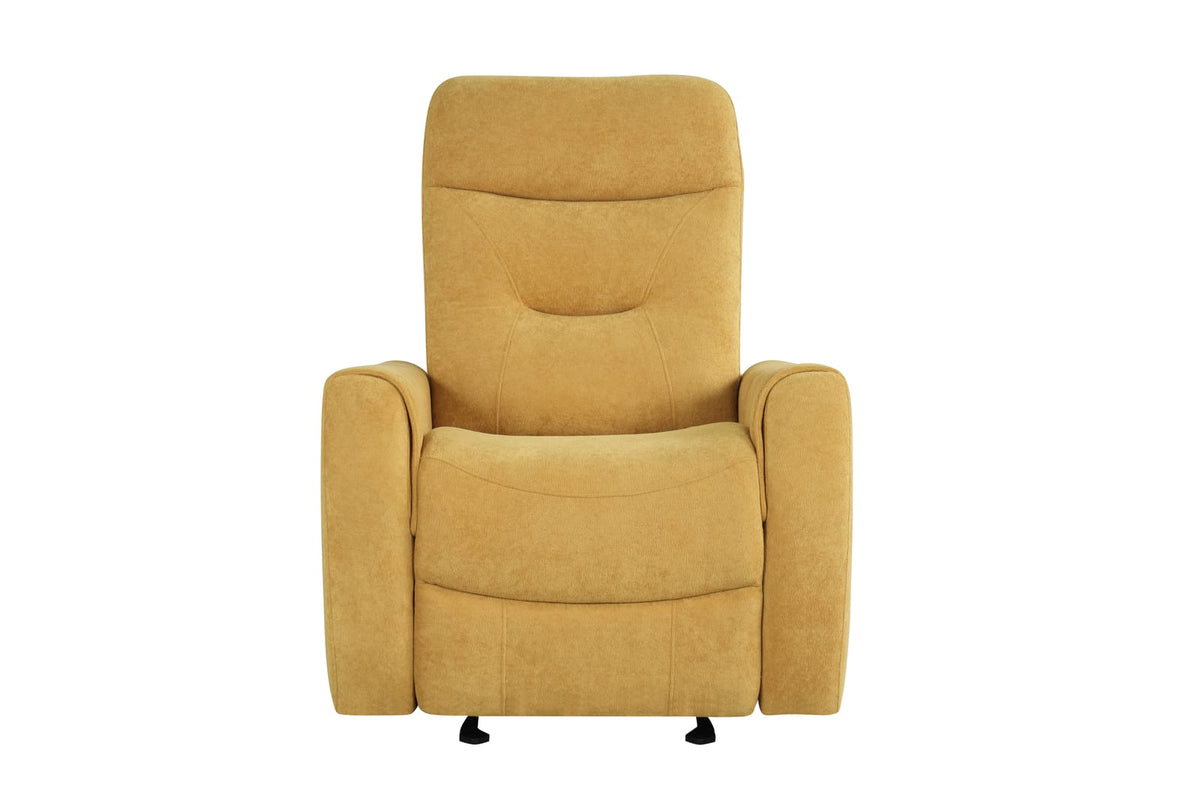 Yellow Swivel Recliner - 2 Position Rocker for Living Room