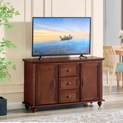 47.3" Mid Century Modern Sideboard Buffet - Walnut MDF Storage