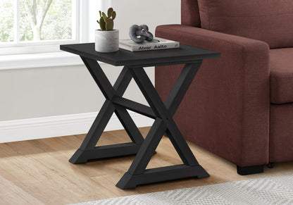 Black Accent Table - End Side Nightstand