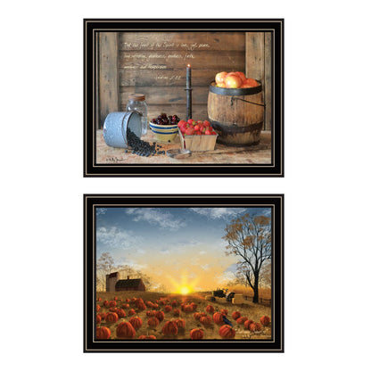 Trendy Framed Wall Art - Autumn Sunrise Decor
