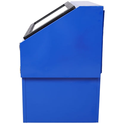 Heavy Duty Steel Sandblasting Cabinet with LED Light for Surface Treatment