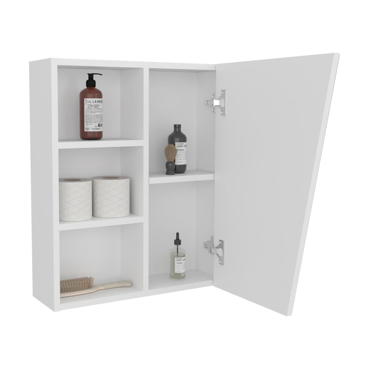 Modern White Wall Mirror Cabinet for Bathroom Vanity Upgrade