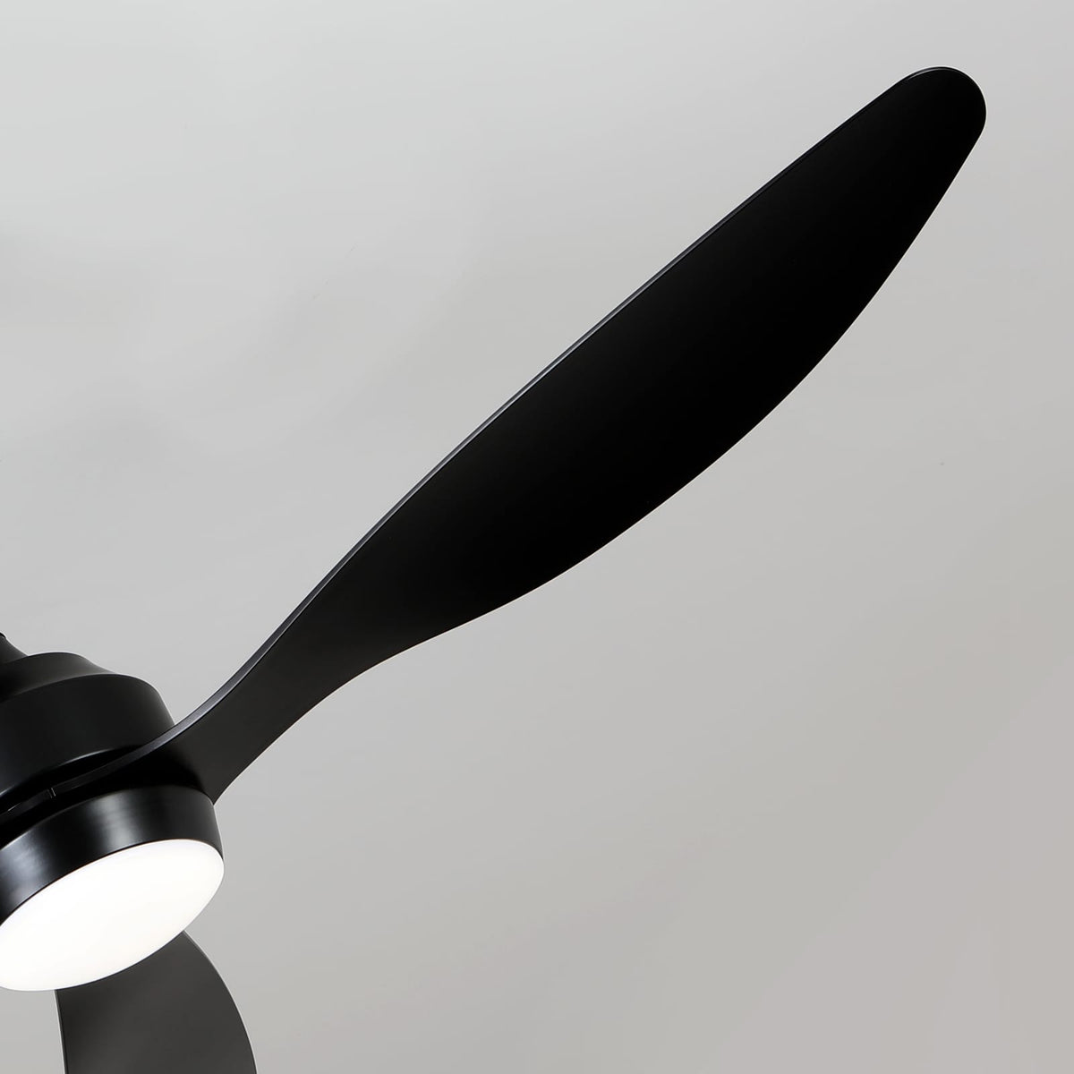 52 Inch Black Iron Ceiling Fan with Lights