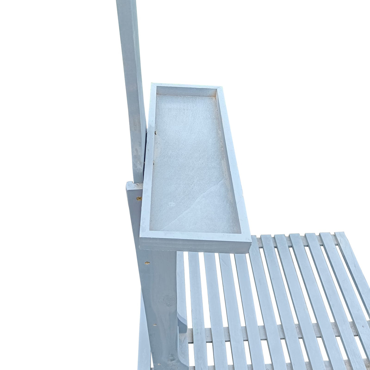 Outdoor Garden Pool Shower - Gray Solid Wood