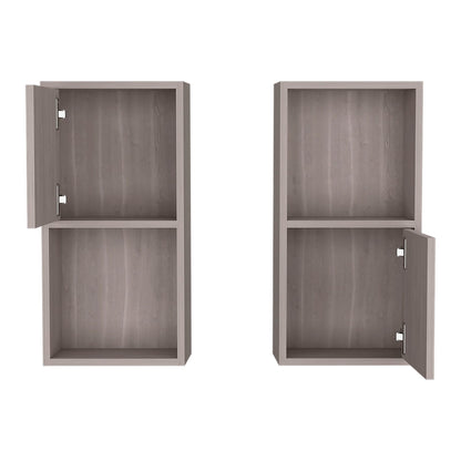 Wall Mounted Bathroom Medicine Cabinet - White Oak, 24" H