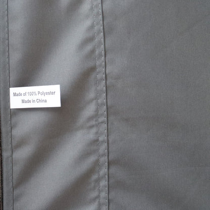 Grey Polyester Pergola Canopy Cover 12x9 Ft Replacement