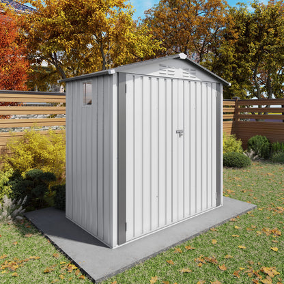6x3.6ft Metal Shed - Outdoor Storage for Patio & Backyard