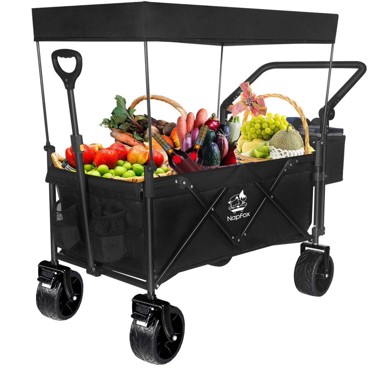 Collapsible Garden Wagon - Storage for Patio Outdoor Spaces
