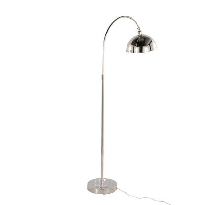 Clear Nickel Crystal Floor Lamp - Bedroom Lighting