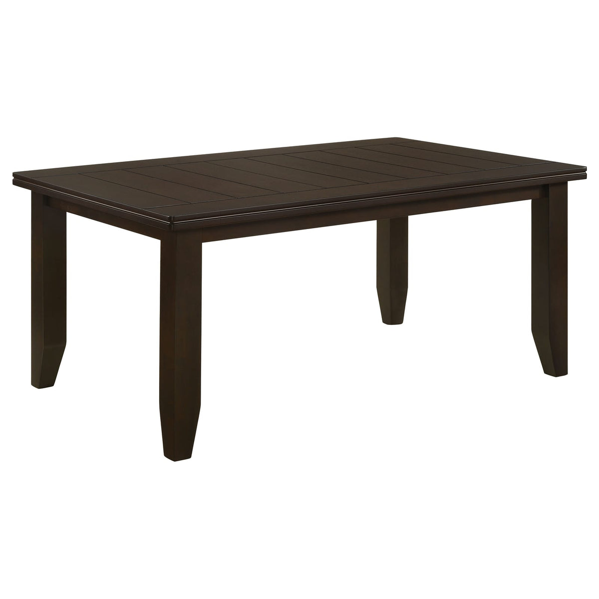 Espresso Cappuccino Rectangular Dining Table 66" x 42"