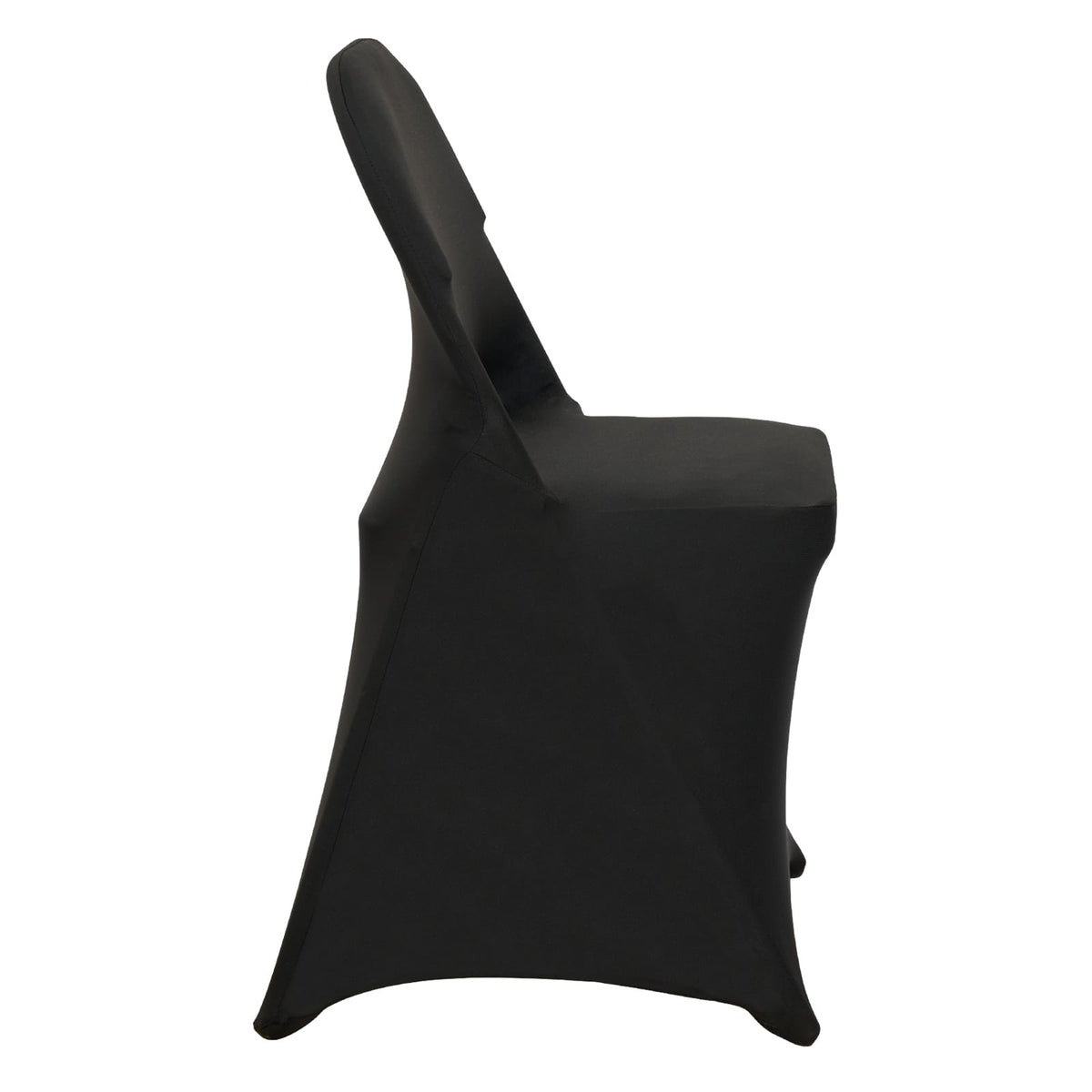 Black Polyester Chair Covers - 30 Pack for Weddings & Parties